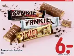REMA 1000 Toms chokoladebar tilbud