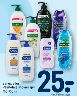 REMA 1000 Sanex eller Palmolive shower gel tilbud