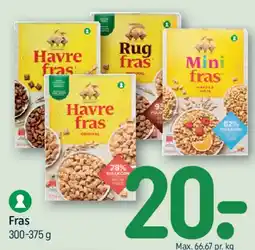 REMA 1000 Fras (Havre fras / Rug fras / Mini fras) tilbud