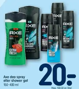 REMA 1000 Axe deo spray eller shower gel tilbud