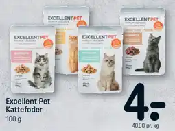 REMA 1000 Excellent Pet Kattefoder 100 g tilbud