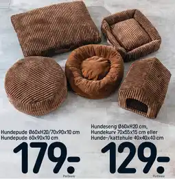 REMA 1000 Hundepude / Hundeseng / Hundekurv / Hunde-/kattehule tilbud