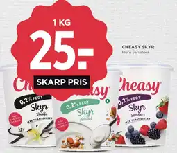 MENY Cheasy Skyr 1 kg tilbud