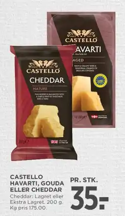 MENY Castello Havarti, Gouda eller Cheddar tilbud