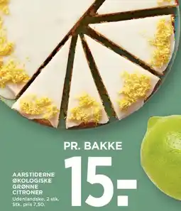 MENY Aarstiderne økologiske grønne citroner tilbud