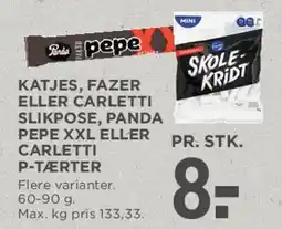 MENY Katjes, Fazer eller Carletti slik/konfekt tilbud
