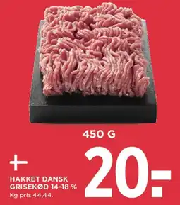 MENY Hakket dansk grisekød tilbud