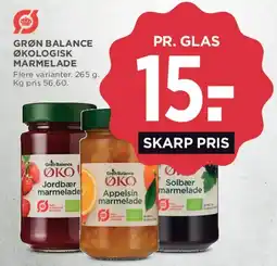 MENY Grøn Balance Økologisk Marmelade tilbud