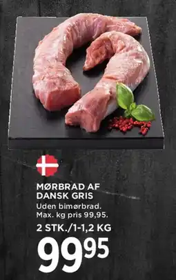 MENY Mørbrad af dansk gris tilbud