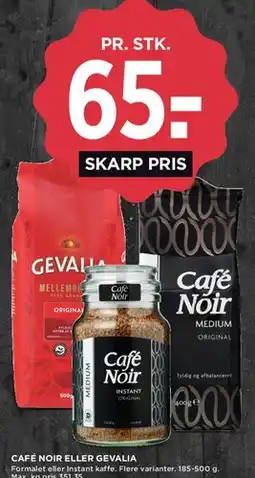 MENY Café Noir eller Gevalia tilbud