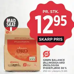 MENY Grøn Balance Økologisk Piskefløde 38% tilbud