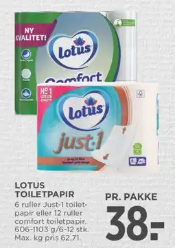 MENY Lotus toiletpapir tilbud