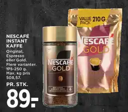 MENY Nescafé instant kaffe tilbud