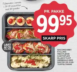 MENY Pr. pakke - Baconsvøbt kylling / Fyldt mørbrad tilbud