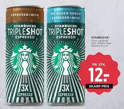 MENY Starbucks Tripleshot Espresso tilbud
