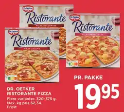 MENY Dr. Oetker Ristorante pizza tilbud