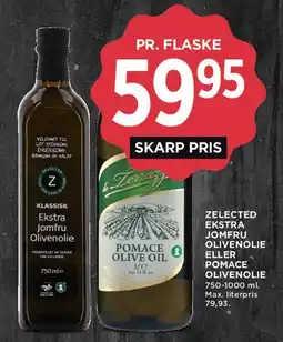 MENY Ekstra jomfru olivenolie / Pomace olivenolie tilbud