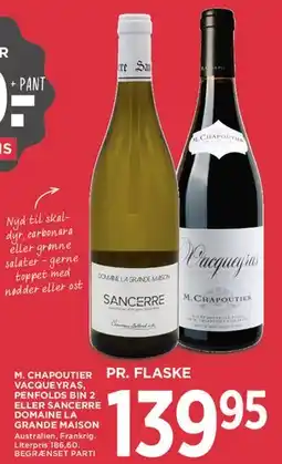 MENY M. Chapoutier / Penfolds / Domaine La Grande Maison (pr. flaske) tilbud