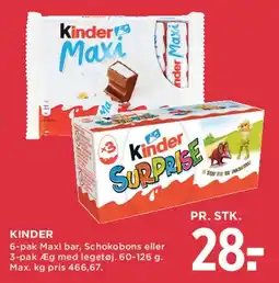 MENY Kinder (Maxi / Surprise) tilbud