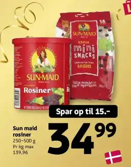 Løvbjerg Sun maid rosiner tilbud