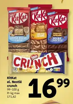Løvbjerg KitKat el. Nestlé crunch tilbud