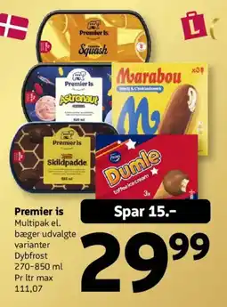 Løvbjerg Premier Is tilbud
