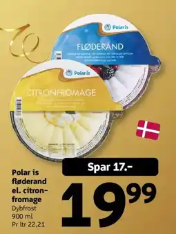 Løvbjerg Polar is fløderand el. citron- fromage tilbud