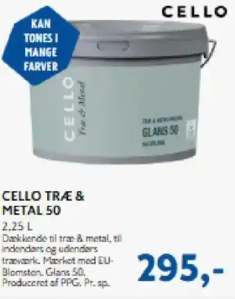 Davidsen Cello træ & metal 50 tilbud