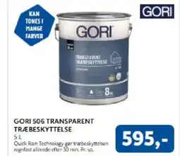 Davidsen Gori 506 transparent træbeskyttelse tilbud
