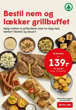 SPAR Grillbuffet tilbud