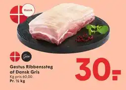 SPAR Gestus Ribbenssteg af Dansk Gris tilbud