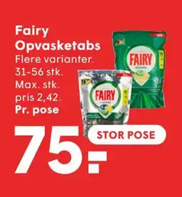 SPAR Fairy Opvasketabs tilbud