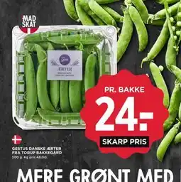 MENY GESTUS DANSKE ÆRTER FRA TORUP BAKKEGÅRD tilbud
