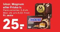 SPAR Isbar, Magnum eller Frisko Is tilbud