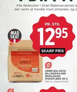 MENY GRØN BALANCE ØLLINGEGAARD ØKOLOGISK PISKEFLØDE 38 % tilbud