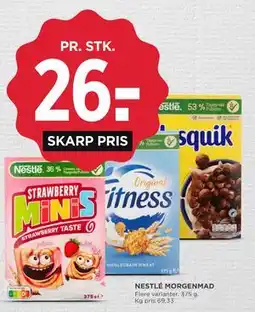 MENY NESTLÉ MORGENMAD tilbud