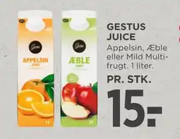 MENY GESTUS JUICE tilbud