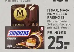 MENY ISBAR, MAGNUM ELLER FRISKO IS tilbud