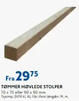 Davidsen Tømmer høvlede stolper tilbud