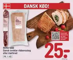 REMA 1000 REMA 1000 Dansk ovnklar ribbenssteg eller mørbrad tilbud