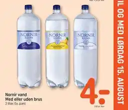 REMA 1000 Nornir vand Med eller uden brus tilbud