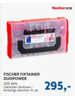 Davidsen Fischer fixtainer duopower tilbud