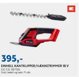 Davidsen Einhell kantklipper/hækketrimmer 18 v tilbud