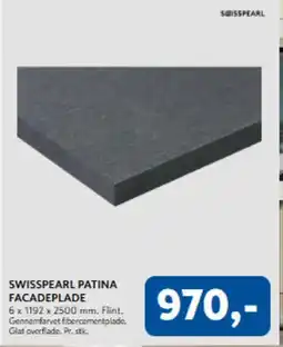 Davidsen Swisspearl patina facadeplade tilbud