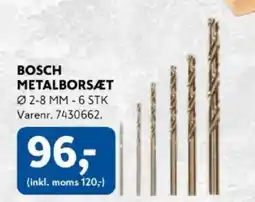 Davidsen Bosch metalborsæt tilbud