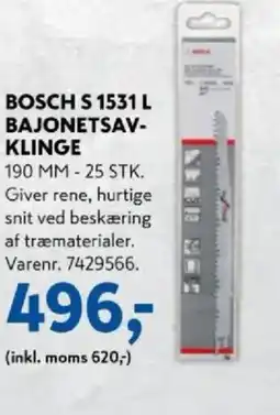 Davidsen Bosch s 1531 l bajonetsav- klinge tilbud