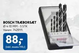 Davidsen Bosch træborsæt tilbud
