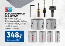 Davidsen Bosch pro multi hulsavsæt tilbud
