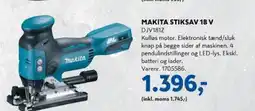 Davidsen Makita stiksav 18 v djv181z tilbud