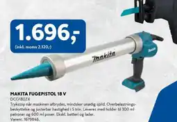 Davidsen Makita fugepistol 18 v tilbud